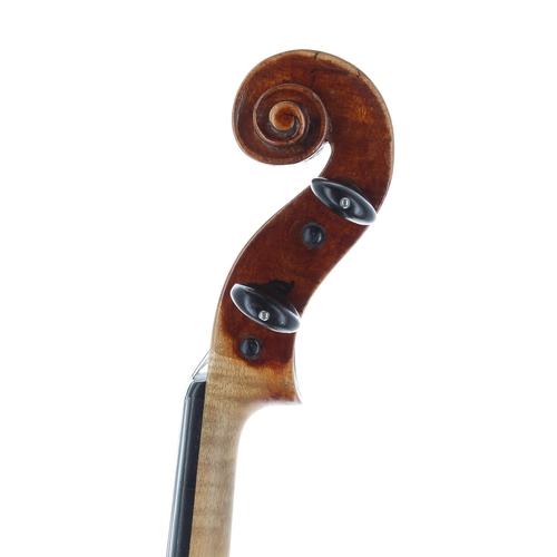 2435 - Interesting late 18th/early 19th century violin labelled Michael Boller Geigenmacher Mittenwald Man ... 