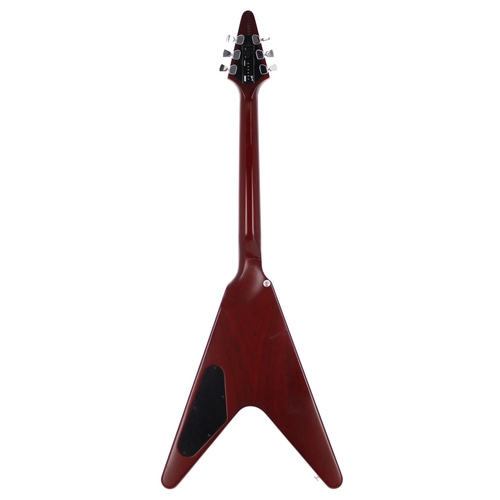 153 - 2016 Gibson Flying V Pro HP electric guitar, made in USA; Body: wine red finished mahogany, minor ma... 