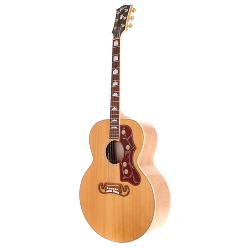 157 - 2014 Gibson SJ-200 Standard electro-acoustic guitar, made in USA; Body: natural finish with highly f... 