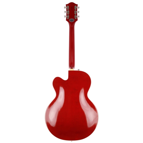 187 - 2008 Gretsch G6119-1959 Tennessean Rose hollow body electric guitar, made in Japan; Body: red finish... 