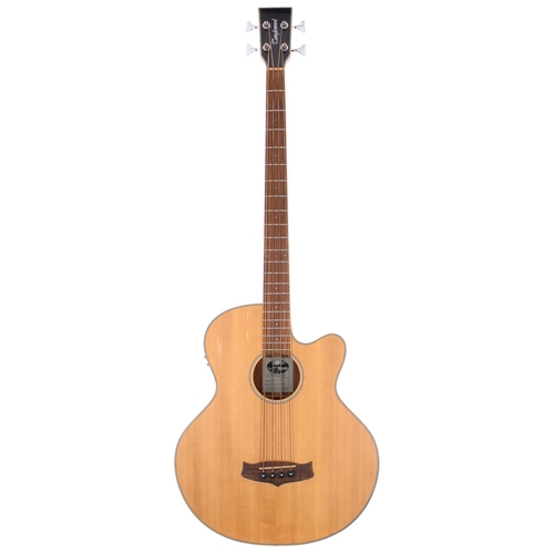 189 - 2015 Evolution by Tanglewood TAB-1CE electro-acoustic bass guitar; Back and sides: mahogany; Top: sp... 