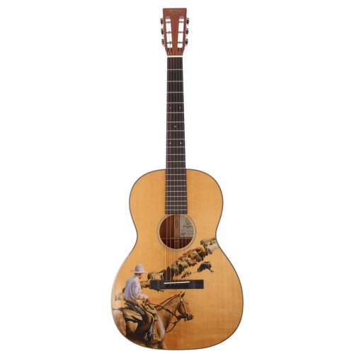 193 - 2015 C.F Martin LE-Cowboy William Matthews 'Sagebrush Sea' Limited Edition acoustic guitar, made in ... 