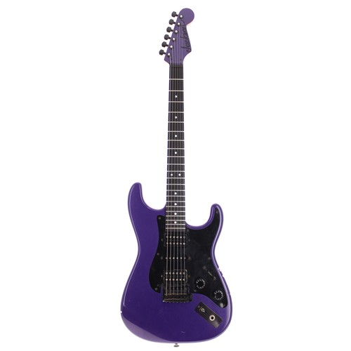 95 - Scott Henderson - 1986 Jackson Custom electric guitar, made in USA, ser. no. 2786; Body: purple fini... 