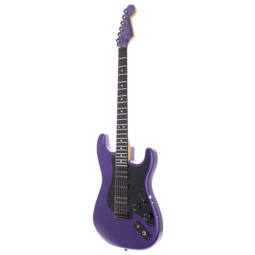 95 - Scott Henderson - 1986 Jackson Custom electric guitar, made in USA, ser. no. 2786; Body: purple fini... 