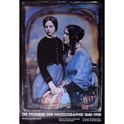 751 - Die Pioniere de Photographie 1840-1900 - German advertisement poster for the exhibition at The Museu... 