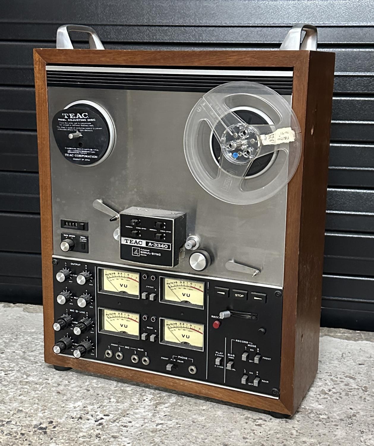 Teac A-3340 reel-to-reel tape recorder*Please note: Gardiner Houlgate do  not guarantee the full work