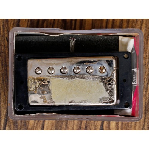 1404 - Seymour Duncan SH-55B Seth Lover humbucker guitar pickup (some rusting and oxidisation to braided wi... 