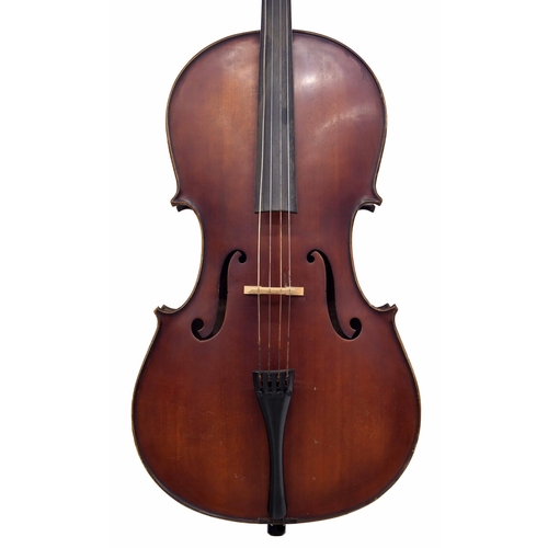 2509 - Violoncello laelled Gustave Bazin..., 30 1/8