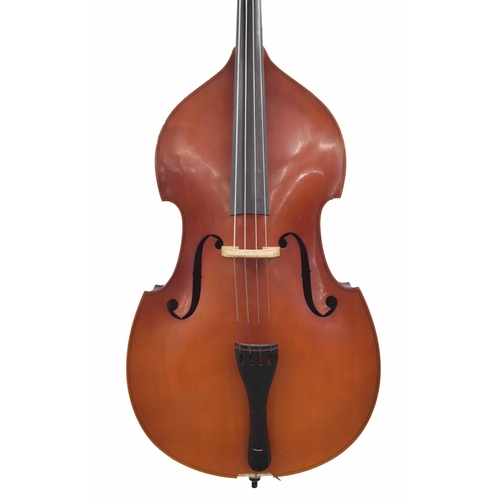 2527 - Good contemporary double bass by and labelled Roderick Paesold Bubenreuth, anno 1996, Model no. 590P... 