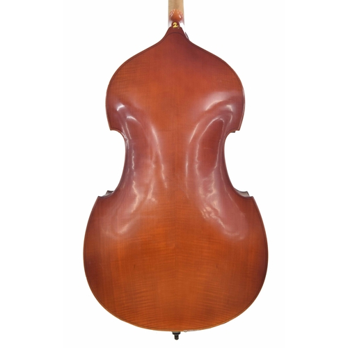 2527 - Good contemporary double bass by and labelled Roderick Paesold Bubenreuth, anno 1996, Model no. 590P... 