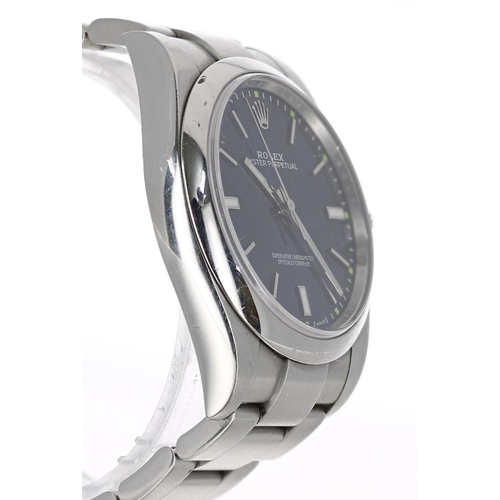 39 - Rolex Oyster Perpetual 39 stainless steel gentleman's wristwatch, reference no. 114300, serial no. 8... 