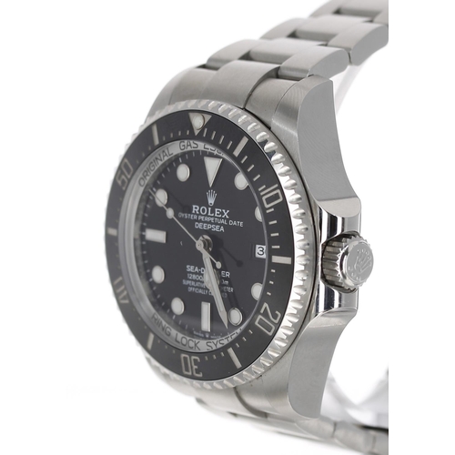 44 - Rolex Oyster Perpetual Date Deepsea Sea-Dweller stainless steel gentleman's wristwatch, reference no... 