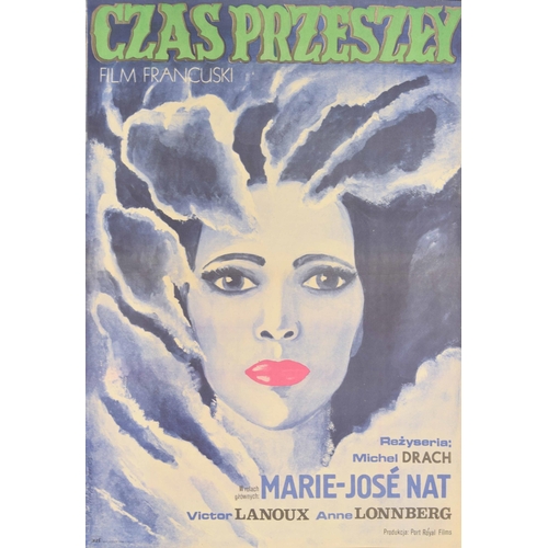 676 - Czas Przesly - vintage Polish movie poster; poster design by Maria (Mucha) Ihnatovicz, 67cm x 96cm, ... 