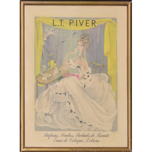 758 - L.T. Piver - vintage advertising poster for L.T Piver perfumes, potions, colognes etc, poster art by... 