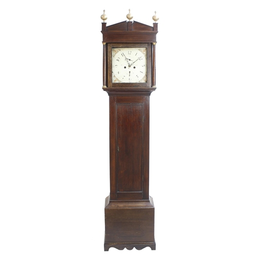 1802 - Oak eight day longcase clock, the 12