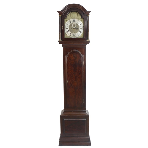 1805 - Mahogany eight day longcase clock, the 12