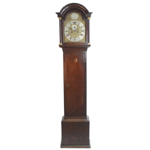 1807 - Oak eight day longcase clock, the 12