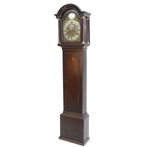 1807 - Oak eight day longcase clock, the 12