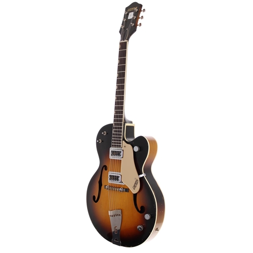 212 - 1962 Gretsch Double Anniversary 6117 hollow body electric guitar, made in USA; Body: sunburst finish... 