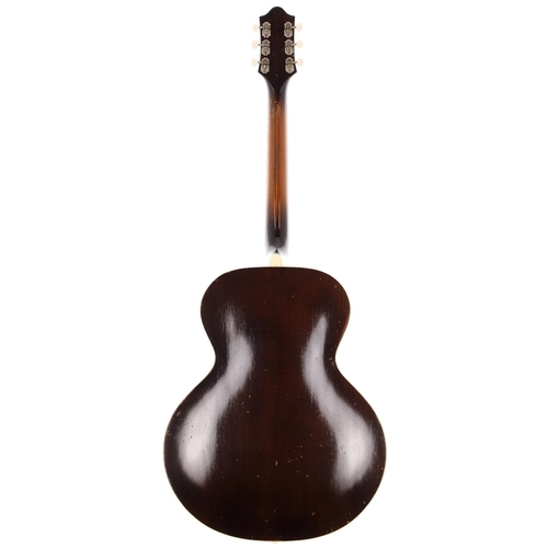 213 - 1936 Epiphone Zenith archtop guitar, made in USA; Body: two-tone sunburst finish, finish blemishes t... 