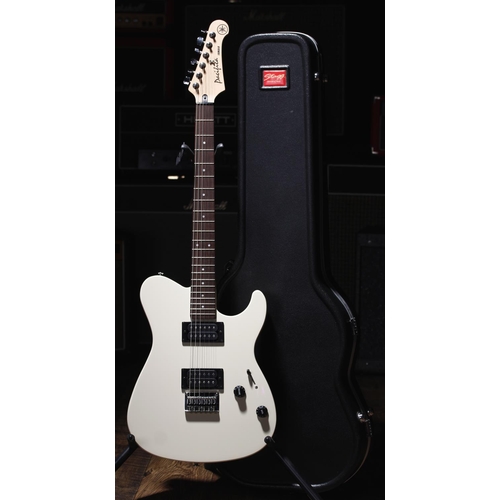604 - 1999 Yamaha Pacifica PAC-120S electric guitar, made in Taiwan; Body: vintage white finish; Neck: map... 