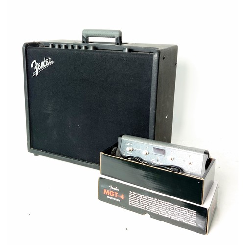 817 - Fender Mustang GT100 guitar amplifier, with footswitch*Please note: Gardiner Houlgate do not guarant... 