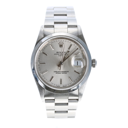 66 - Rolex Oyster Perpetual Date stainless steel gentleman's wristwatch, reference no. 15200, serial no. ... 