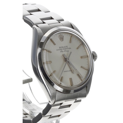 67 - Rolex Oyster Perpetual Air-King Precision stainless steel gentleman's wristwatch, reference no. 5500... 