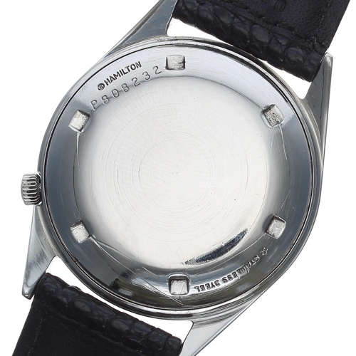 137 - Hamilton 'Railroad' R.R. Special Electric stainless steel gentleman's wristwatch, circa 1960s, circu... 