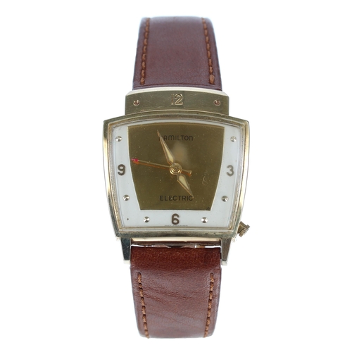 139 - Hamilton Everest Electric 10k gold filled gentleman's wristwatch, case no. 106xx, circa late 1950s/6... 