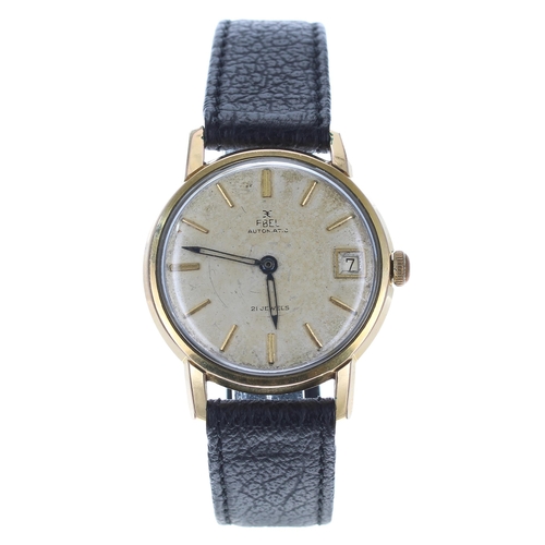 155 - Ebel automatic gold plated and stainless gentleman's wristwatch, case no. 711490288 88, circa 1950s,... 