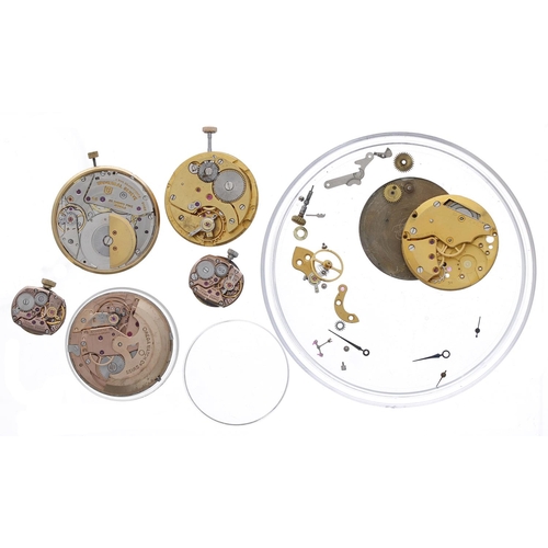 514 - Omega cal. 565 automatic wristwatch movement; together with Omega cal. 484 and cal. 485 wristwatch m... 