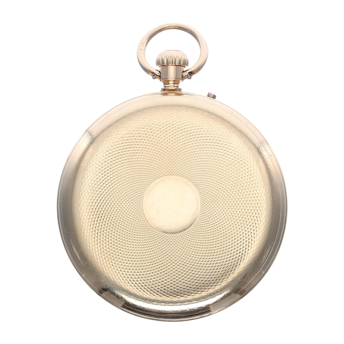 675 - Jas Murray 18ct lever pocket watch, London 1857, gilt frosted three quarter plate fusee movement sig... 