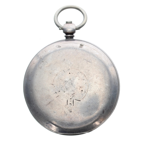 691 - Thos Russell & Son silver fusee lever pocket watch, Chester 1881, the movement signed Thos Russe... 