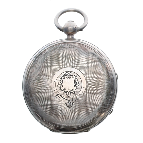 714 - Kendal & Dent 'The ''National'' English Lever' silver pocket watch, Birmingham 1900, signed move... 