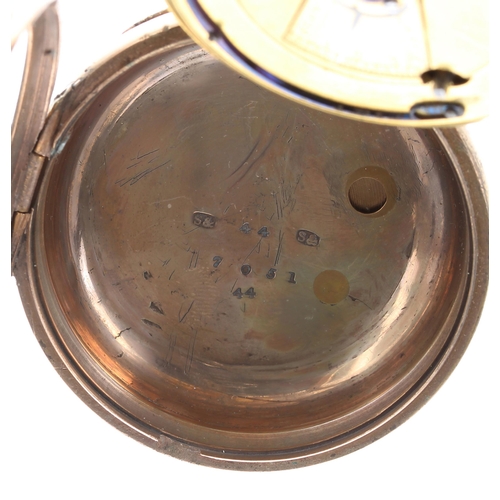 738 - Parkinson & Frodsham 19th century duplex pocket watch, the fusee movement signed Parkinson &... 