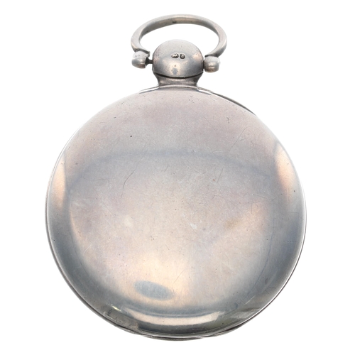 820 - George III silver fusee cylinder pocket watch, London 1816, the movement signed Geo'e Sharp, Postern... 