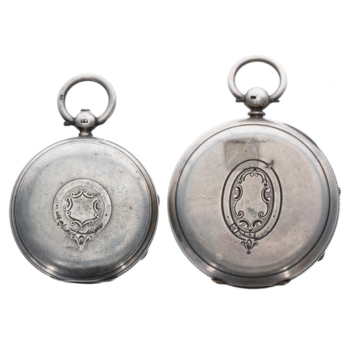 997 - Victorian silver fusee lever pocket watch for repair, Chester 1880, unsigned movement, no. 55597, pl... 