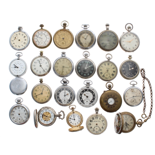 999 - Quantity of assorted pocket watches principally for repair to include Ingersoll Triumph, Ingersoll L... 