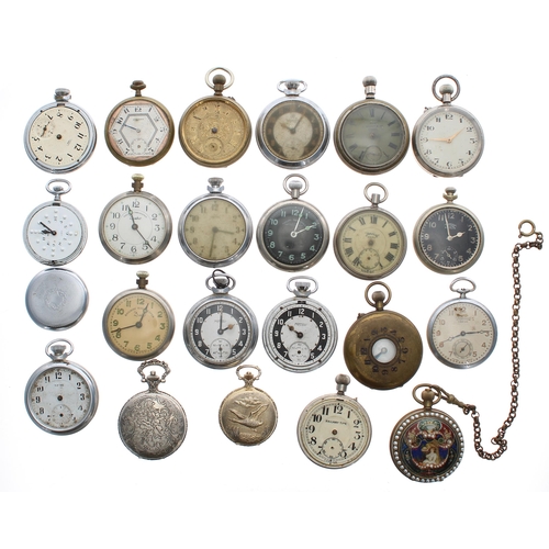 999 - Quantity of assorted pocket watches principally for repair to include Ingersoll Triumph, Ingersoll L... 