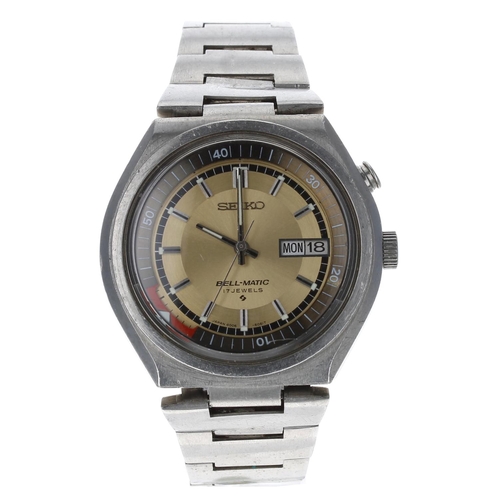 175 - Seiko Bell-Matic stainless steel gentleman's wristwatch, reference no. 4006-6040, serial no. 530xxx,... 