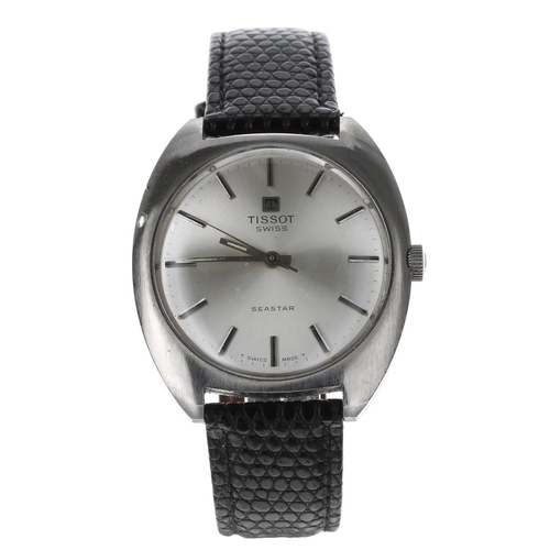 192 - Tissot Seastar stainless steel gentleman's wristwatch, circular silvered dial with applied baton mar... 