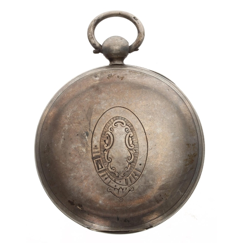 673 - Victorian silver fusee lever pocket watch, Chester 1840, the movement signed Will'm P. Skellorn, Liv... 