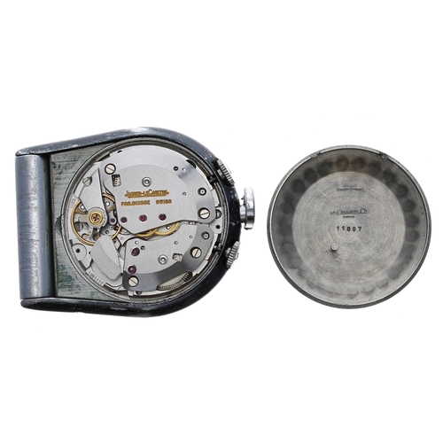 699 - Jaeger-LeCoultre Memovox travel alarm pendant watch, reference no. 11007, movement serial no. 119311... 