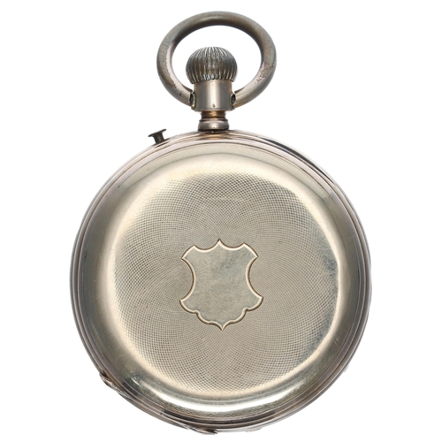 809 - 14ct lever pocket watch, unsigned gilt frosted movement, the dial with Arabic numerals and subsidiar... 