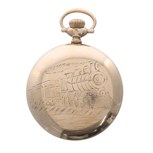 633 - The Ball Watch Co. 'Ball Model' gold plated lever set pocket watch, circa 1906, signed 999 21 jewel ... 