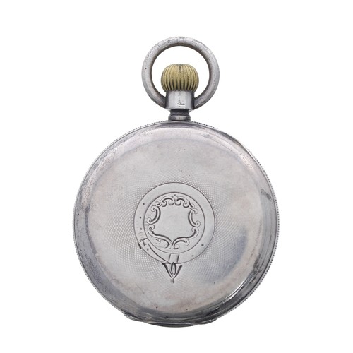 642 - American Waltham 'Riverside' silver lever pocket watch, serial no. 5519xxx, circa 1891, signed movem... 