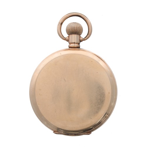 645 - American Waltham 'Riverside' gold plated lever pocket watch, serial no. 23101940, circa 1920, signed... 