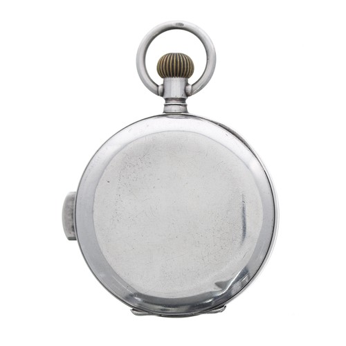 674 - Swiss silver minute repeating pocket watch, import hallmarks Glasgow 1962, gilt movement, no. 152962... 