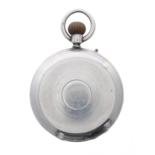 753 - J.W. Benson 'The Keyless Ludgate Watch' silver lever hunter pocket watch, London 1889, signed gilt t... 